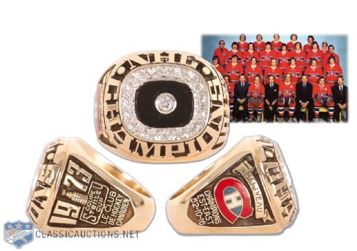 Jean Beliveau’s 1972-73 Montreal Canadiens Stanley Cup