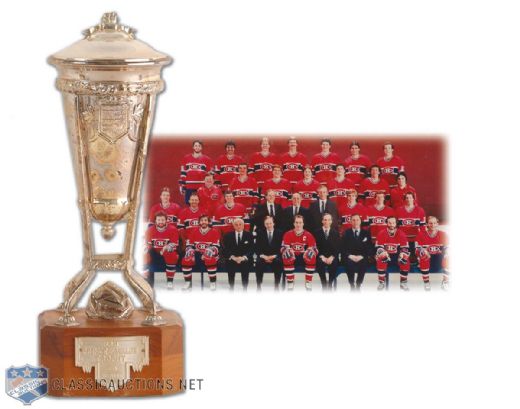 Jean Beliveau’s 1980-81 Montreal Canadiens Prince of Wales Trophy