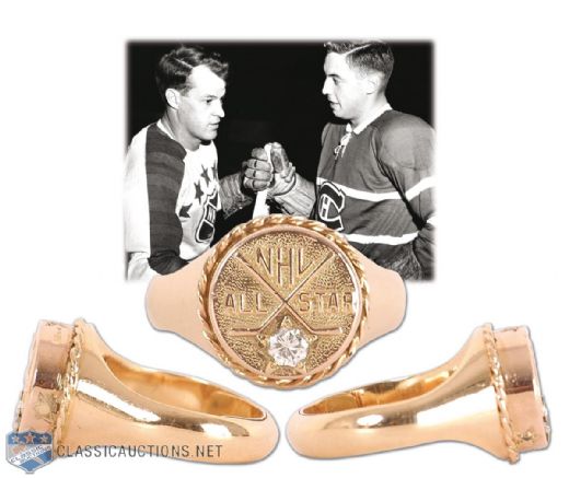 1950s NHL All-Star Gold Charm/Ring