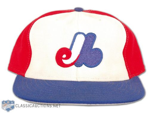 1985-91 Tim Burke Montreal Expos Autographed Game Worn Cap