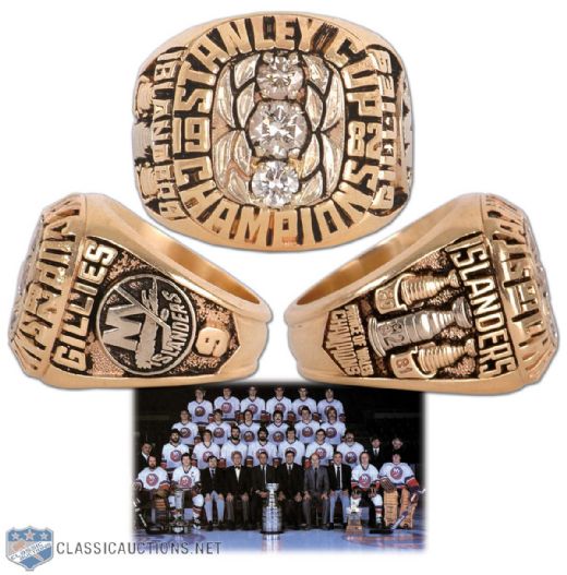 Clark Gillies’ 1981-82 New York Islanders Stanley Cup Championship Ring