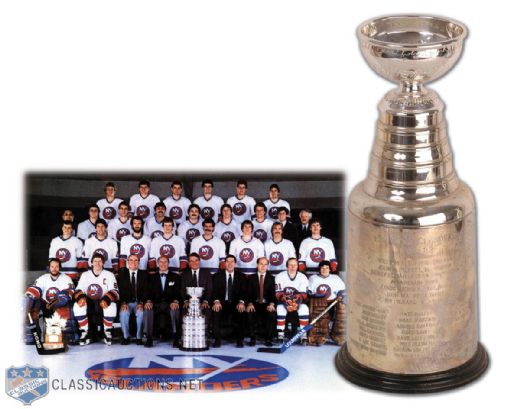 Clark Gillies 1982-83 New York Islanders Stanley Cup Championship Trophy