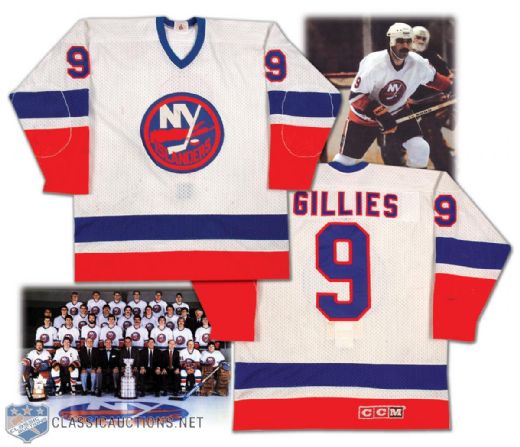 Clark Gillies’ 1983 Stanley Cup Championship Islanders Game Worn Jersey – Photo Matched