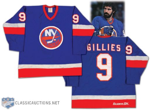 Clark Gillies’ 1982 Stanley Cup Playoffs Islanders Game Worn Jersey