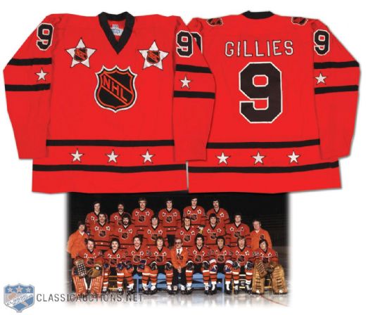 Clark Gillies’ 1978 Game Worn NHL All-Star Jersey and Campbell Conference Team Photo