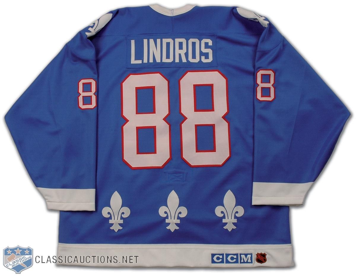 Custom XS 5XL Eric Lindros Quebec Nordiques Draft Hockey Jersey Stitch Sewn  Any Name Any Number From Jamas, $42.48