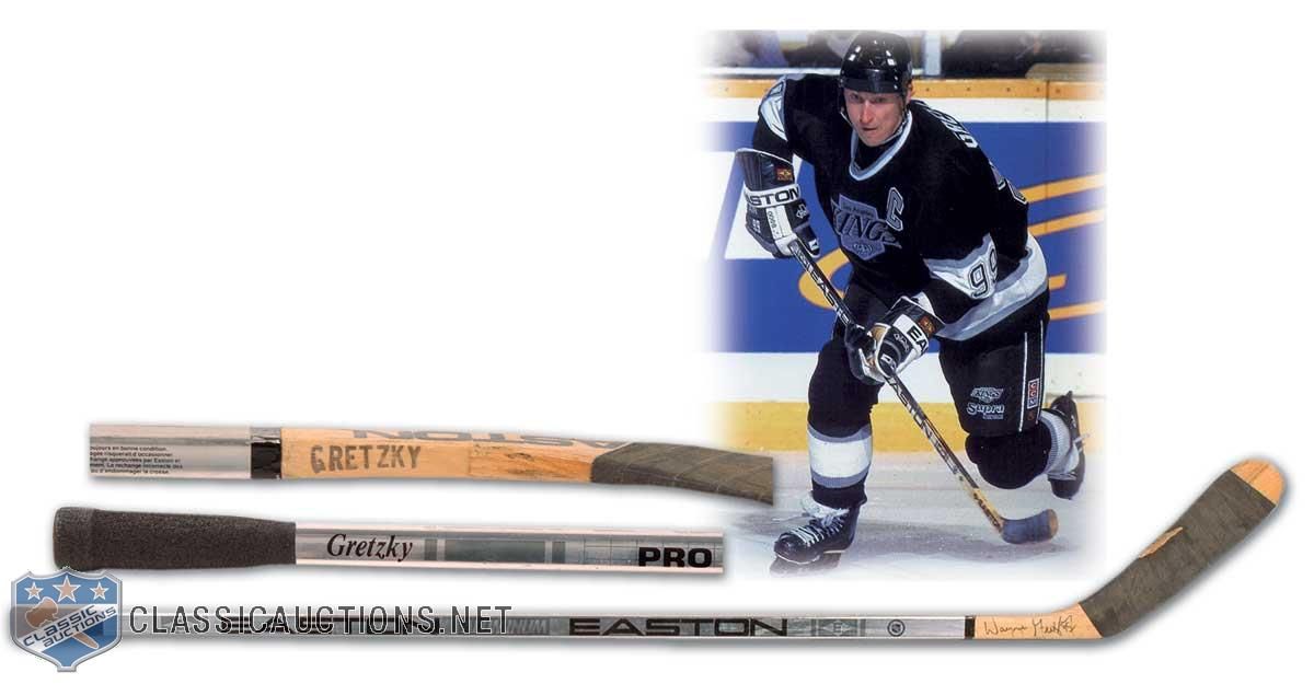 Lot Detail - Wayne Gretzky LA Kings Game-Used Hockey Stick