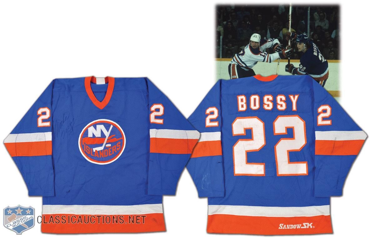 1980's Mike Bossy Game Worn New York Islanders Jersey. Hockey, Lot  #82436