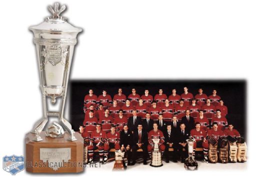 Jacques Lemaires 1985-86 Montreal Canadiens Prince of Wales Championship Trophy (13")