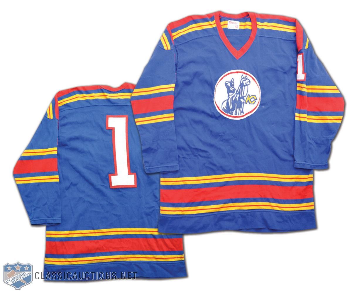 1974-75 Michel Plasse Kansas City Scouts Game Worn Jersey