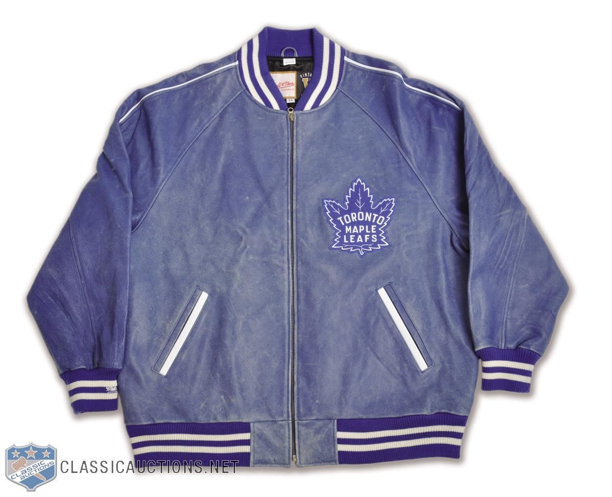 Mitchell & Ness 2xl 52 Toronto Maple Leafs Hockey Leather Jacket 1939-1940  NHL