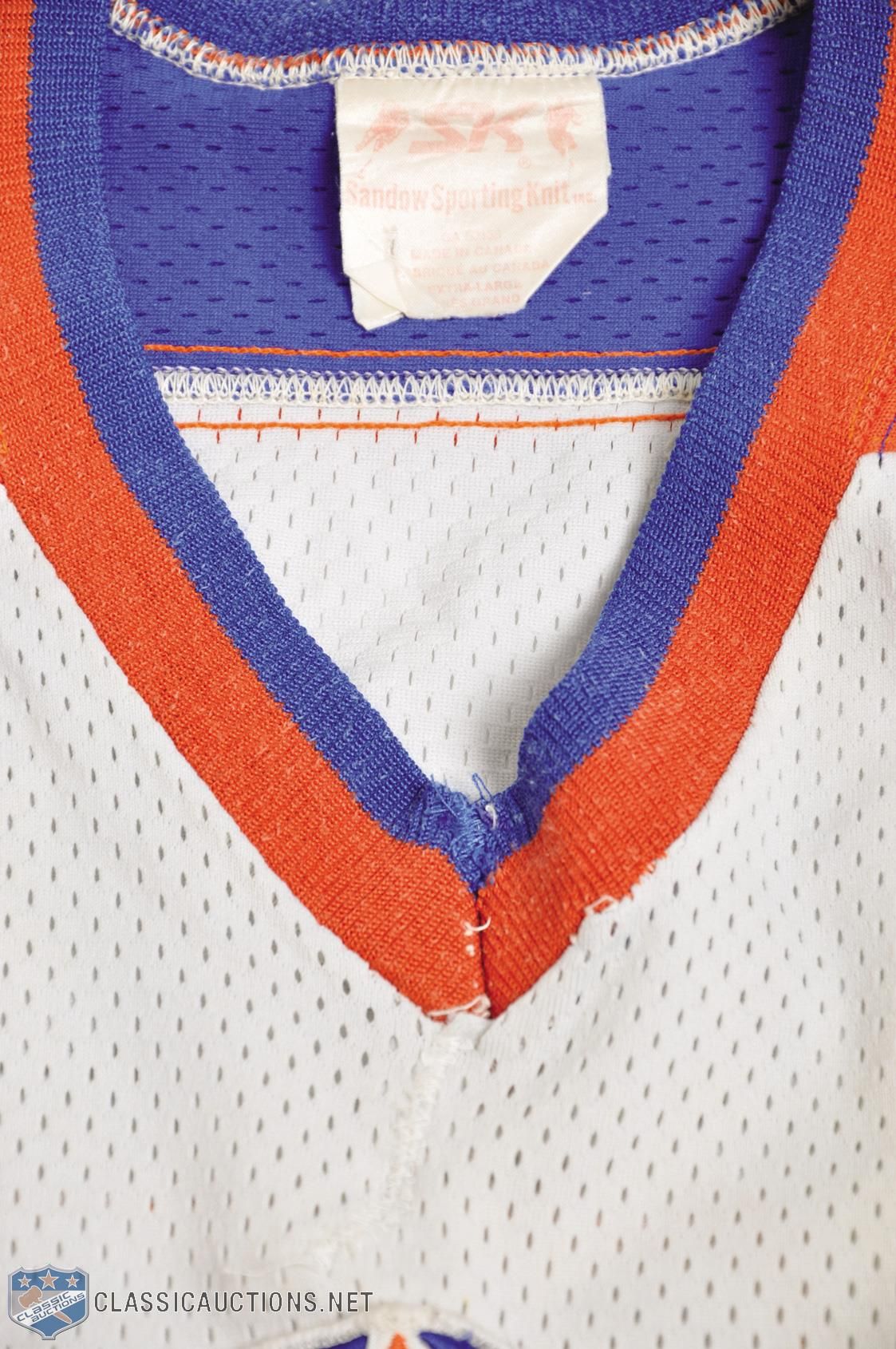 Lot Detail - 1980-81 Paul Coffey Edmonton Oilers Rookie Game-Used Jersey  (MeiGray & Oilers LOA • Photo-Matched)