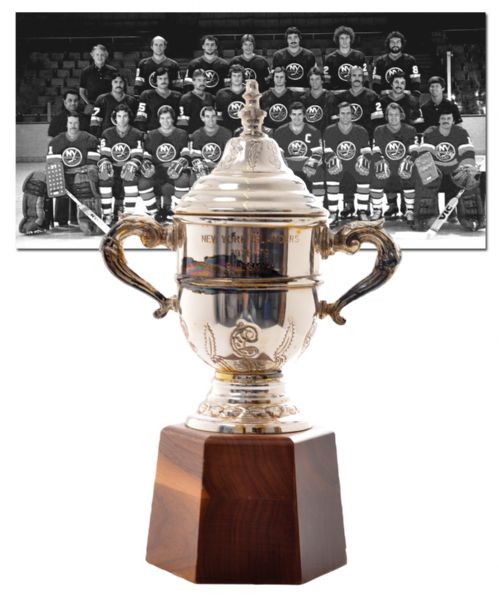 Billy Smiths 1978-79 New York Islanders Clarence Campbell Bowl <br>Championship Trophy (11”)