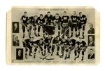 Montreal Maroons 1932-33 Multi-Signed Real Photo Postcard with Deceased HOFer Hooley Smith