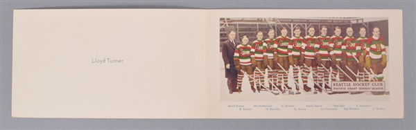 Seattle Eskimos (PCHL) 1929-30 Team Photo Christmas Card