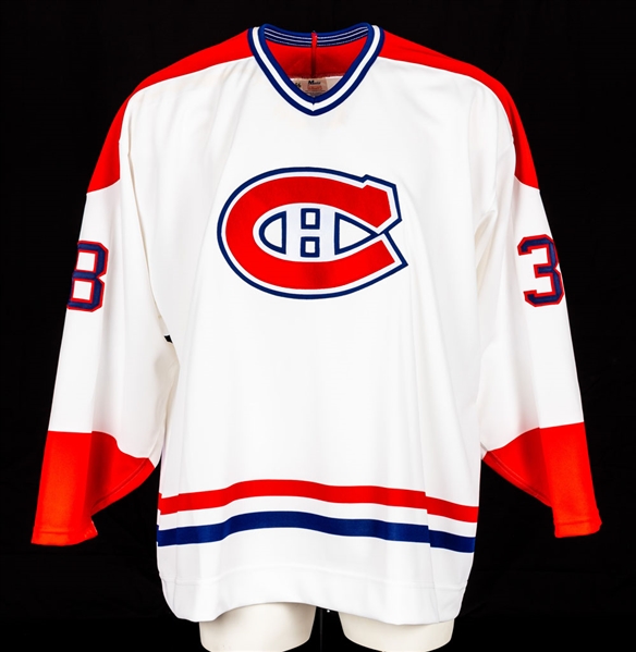 Vladimir Malakhovs Mid-1990s Montreal Canadiens Game-Issued Jersey with Team LOA 