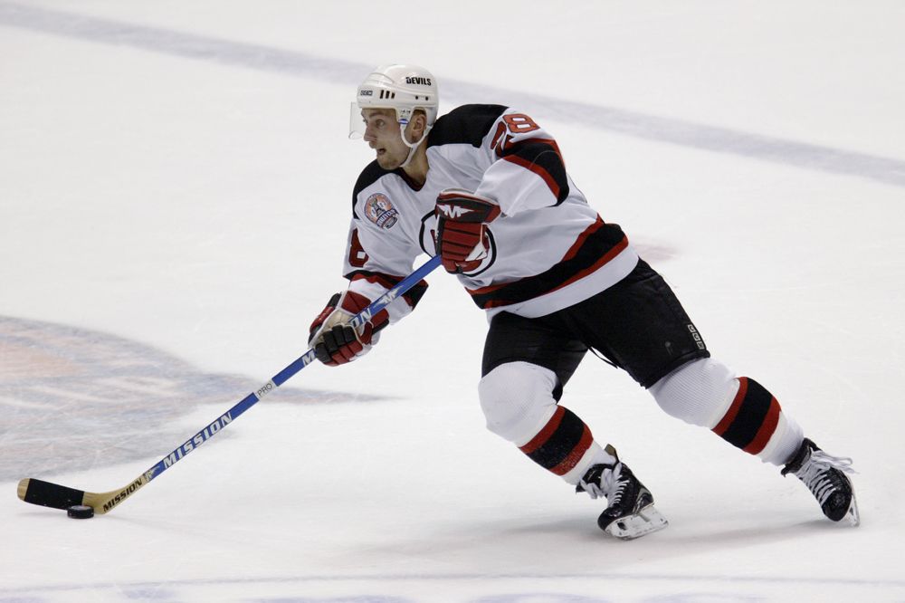 Brian Rafalski 2003 New Jersey Devils Home Throwback NHL Hockey Jersey