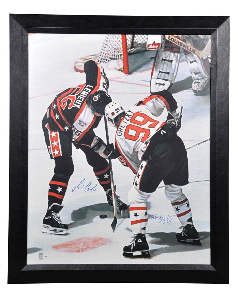 Lot Detail - Wayne Gretzky Signed 1982 NHL All-Star Game Campbell