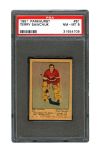 1951-52 Parkhurst Hockey Card #61 HOFer Terry Sawchuk RC - Graded PSA 8