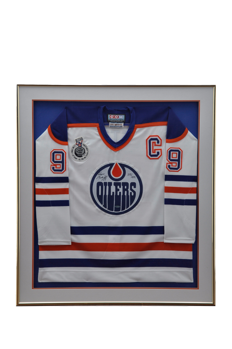 Lot Detail - Wayne Gretzky Edmonton Oilers Autographed Authentic Jersey  with Commemorative Patch