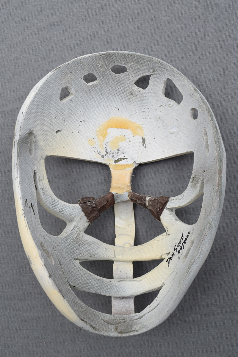 Lot Detail - Rogie Vachon Signed Fiberglass Replica Goalie Mask