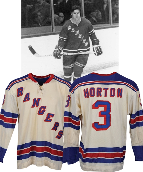 Tim Hortons 1970-71 New York Rangers Game-Worn Jersey with LOA - Originally Obtained from Family!