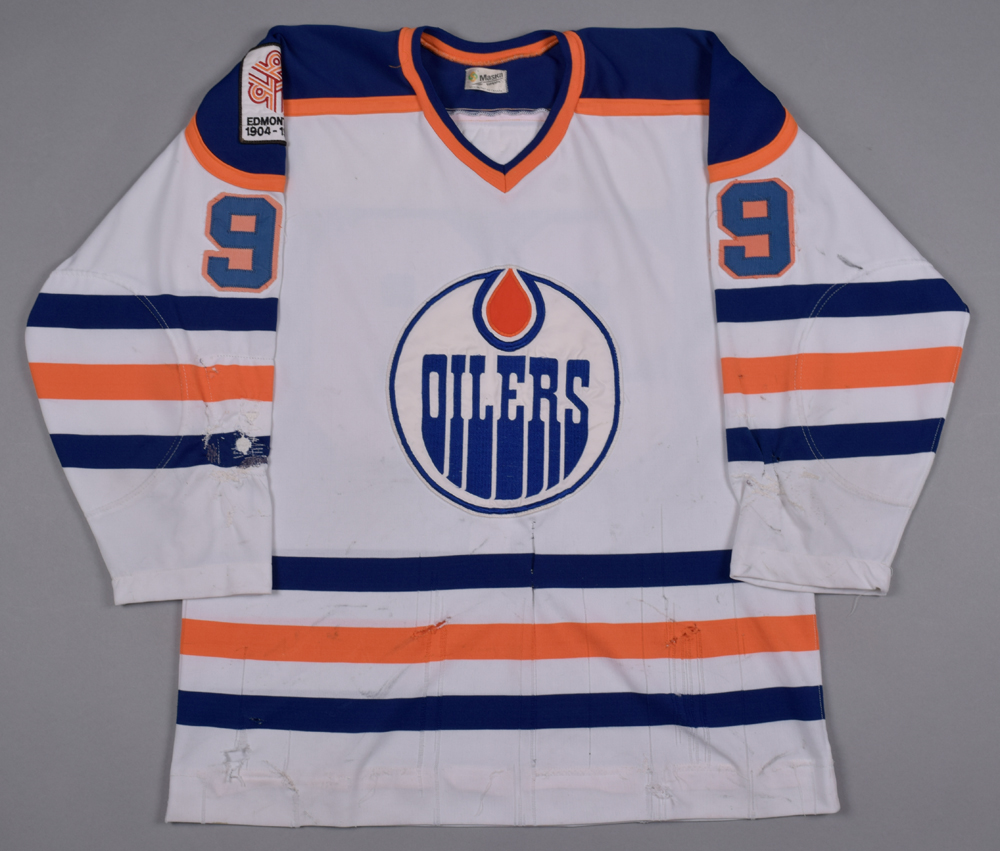 Sold at Auction: Authentic Vintage Wayne Gretzky CCM Edmonton Oilers NHL  Jersey