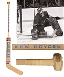 Ken Drydens Mid-1970s Montreal Canadiens "Canadian" Game-Used Stick