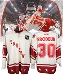 Martin Brodeurs 2004 NHL All-Star Game Eastern Conference Game-Worn Jersey with LOA