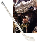Brett Hulls 1998-99 Stanley Cup Champions Dallas Stars Team-Signed Sticks (2)