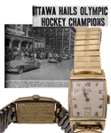 Julius "Pete" Leichnitzs 1948 RCAF Flyers Olympic Hockey Champions "Elgin DeLuxe" Watch Presented by the City of Ottawa with LOA