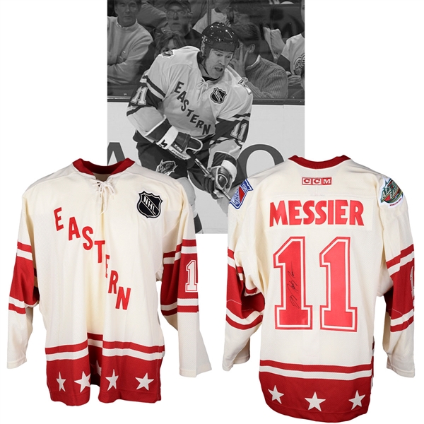 Mark Messiers 2004 NHL All-Star Game Eastern Conference Signed Game-Worn Jersey with NHLPA LOA