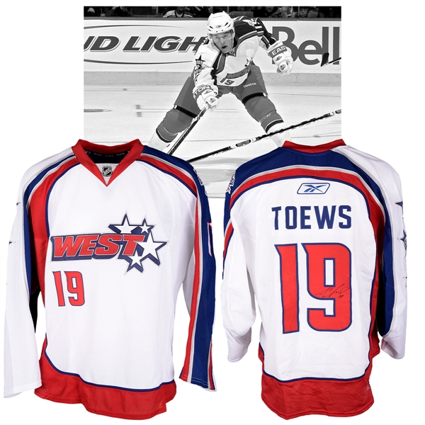 Jonathan Toews 2009 NHL All-Star Game Western Conference Signed Game-Worn Jersey with NHLPA LOA