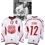 Eric Staals 2011 NHL All-Star Game "Team Staal" Signed Game-Worn Captains Jersey with NHLPA LOA