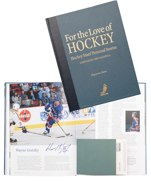 "For the Love of Hockey" Limited-Edition Autographed Signature Series Book