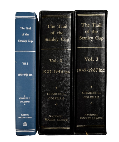"The Trail to the Stanley Cup" Three-Volume Book Set
