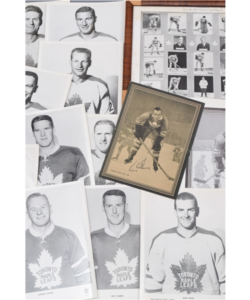 Toronto Maple Leafs Memorabilia Collection with 1931-32 Team Picture, 1963-64 Team-Issued Players Photos and Much More!