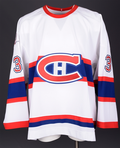 Ryan OByrnes 2008-09 Montreal Canadiens "1945-46" Centennial Game-Worn Jersey with Team LOA