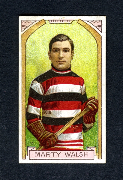 1911-12 Imperial Tobacco C55 Hockey Card #11 HOFer Marty Walsh