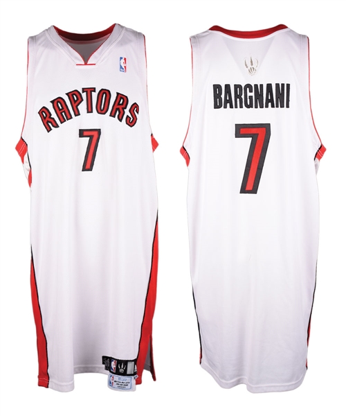 Andrea Bargnanis 2006-07 Toronto Raptors Game-Worn Jersey with LOA