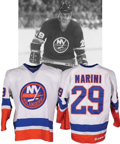 Hector Marinis Early-1980s New York Islanders Game-Worn Jersey with LOA