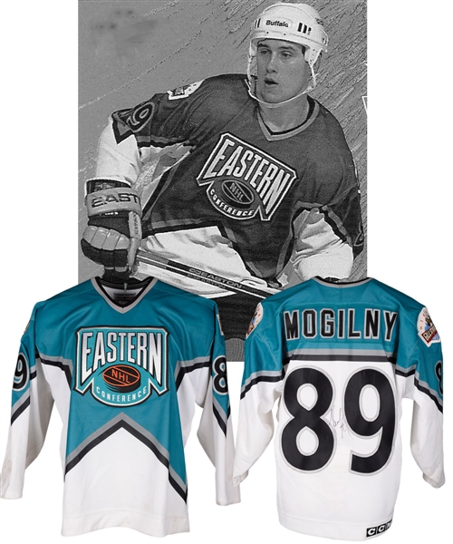 Alexander Mogilnys 1994 NHL All-Star Game Eastern Conference Signed Game-Worn Jersey with LOA