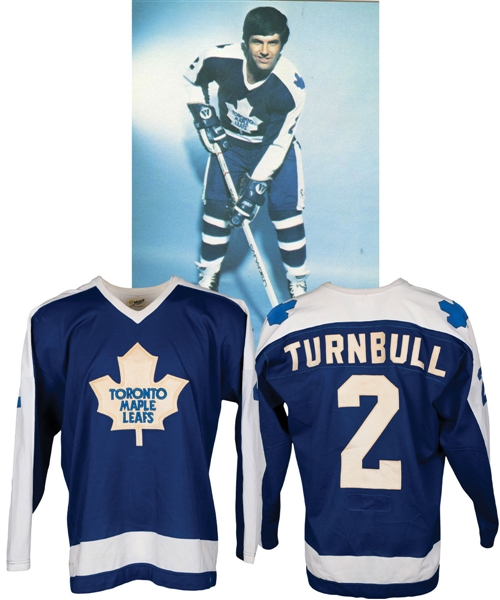 Ian Turnbulls 1979-80 Toronto Maple Leafs Game-Worn Jersey with LOA - Team Repairs!