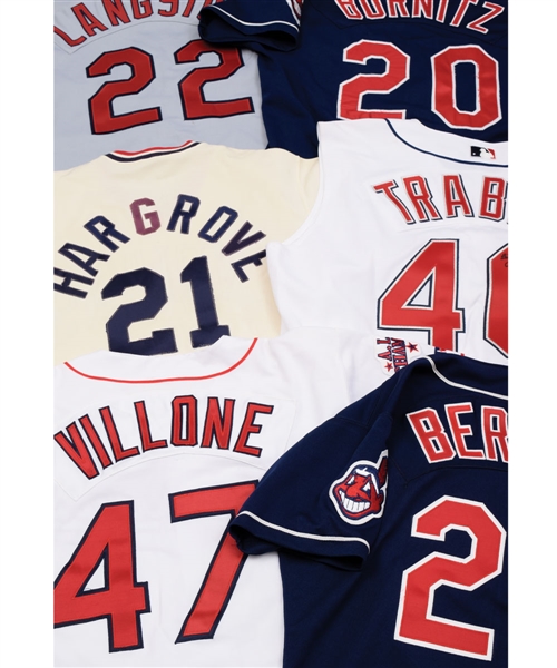 Cleveland Indians 1979-2003 Hargroves, Langstons, Burnitzs and Others Game-Worn Jersey Collection of 6
