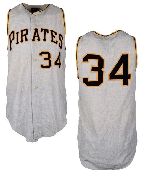 Al McBeans 1963 Pittsburgh Pirates Game-Worn Flannel Jersey Vest