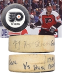 Eric Lindros May 7th 1995 Philadelphia Flyers First Career Playoff Goal Puck