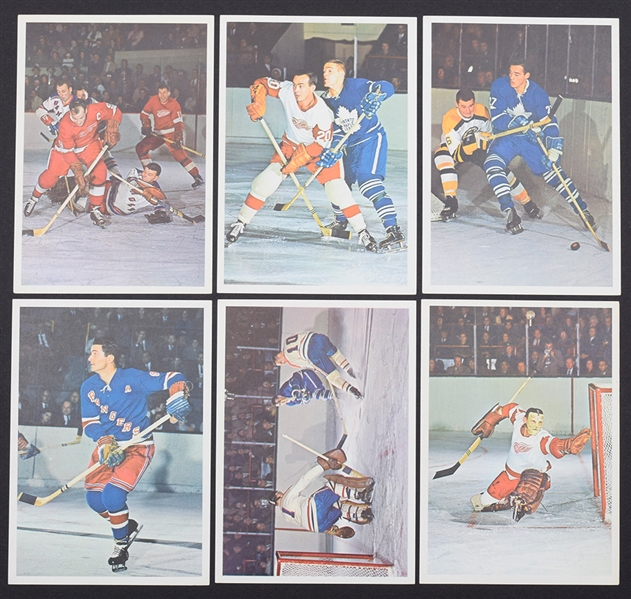 1963-64 Toronto Star "Stars In Action" Complete Set of 42 Colour Photos and Booklet Plus More!