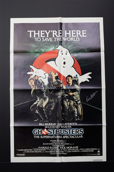 1984 Ghostbusters (Columbia) Comedy One Sheet Movie Poster (27" x 41") 