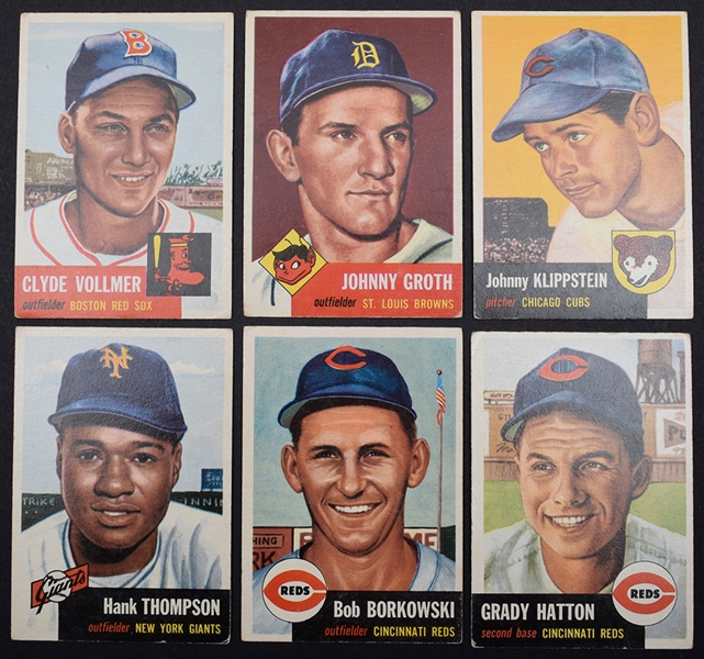 1953 Topps (13), 1961 Topps (171), 1961 Fleer (24), 1962 Topps (34) and 1963 Topps (78) Baseball Card Collection