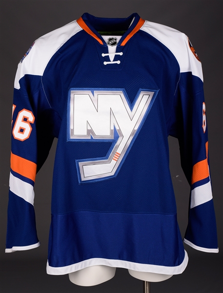 Matt Donovans 2013-14 New York Islanders NHL Stadium Series Game-Worn Jersey